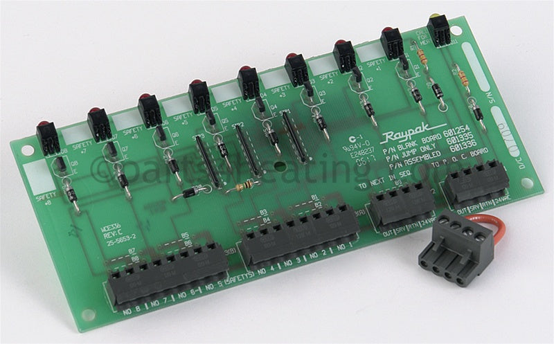 Raypak Printed Circuit Board U2 - Part Number: 007147F