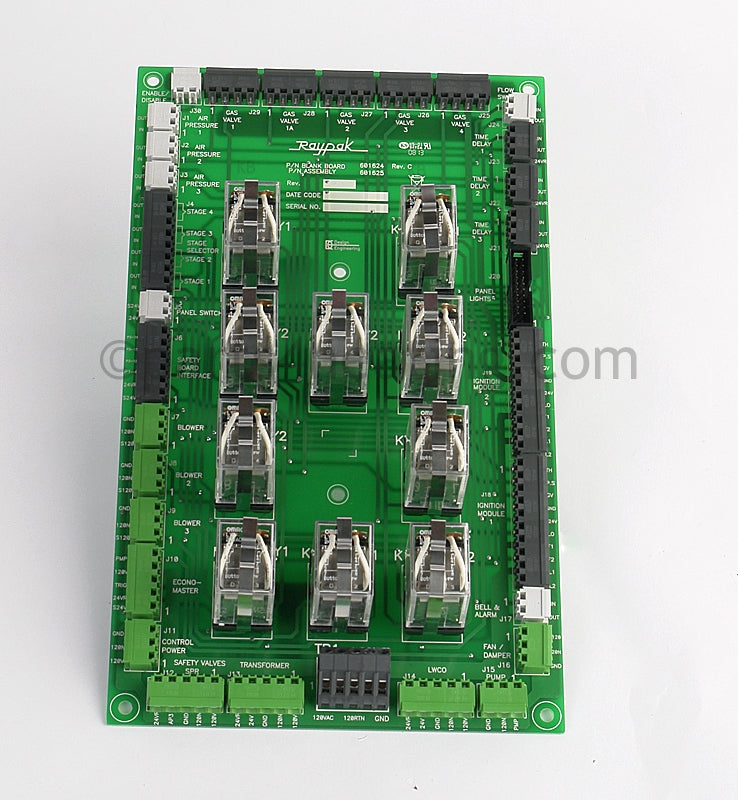 Raypak Printed Circuit Board Cpw - Part Number: 007904F