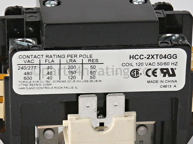 Raypak Blower Contactor - Part Number: 007906F