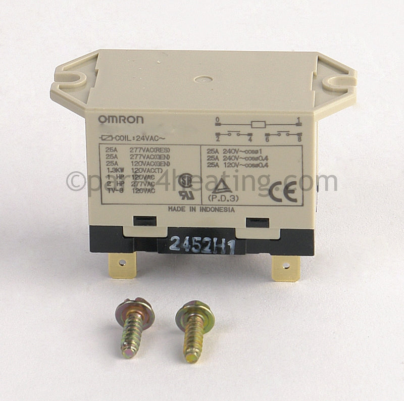 Raypak Relay Dpst 24 Vac - Part Number: 007925F