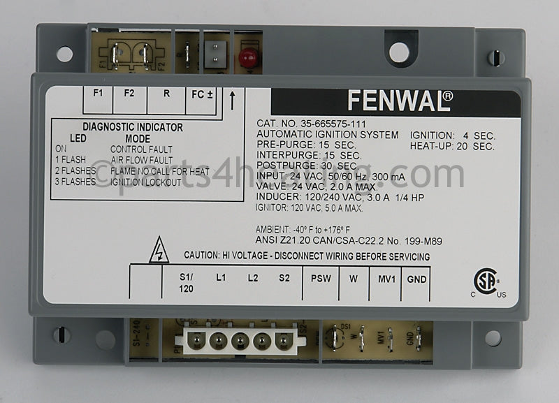 Raypak Ignition Control - Part Number: 008472F