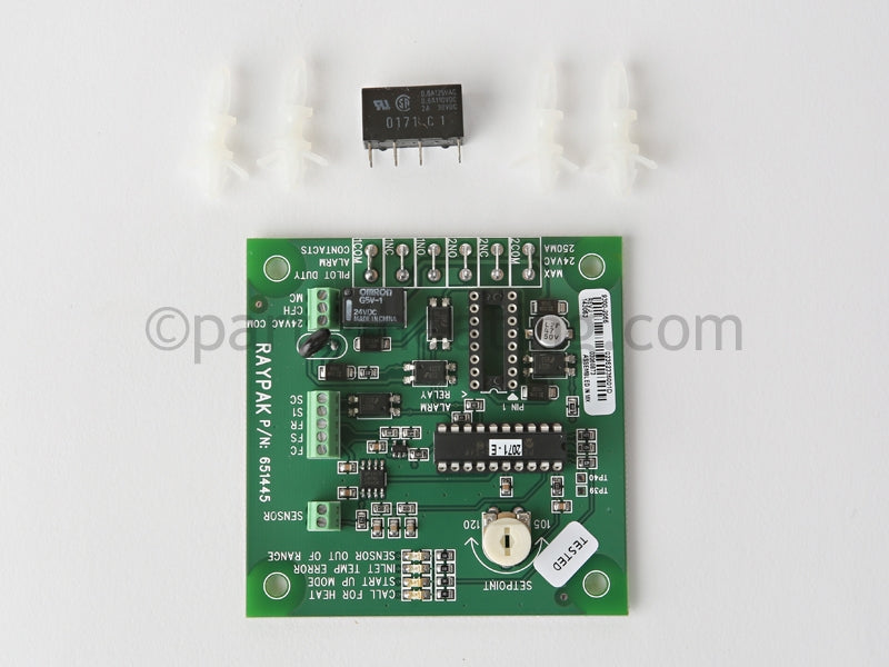 Raypak Printed Circuit Board Cwr - Part Number: 011717F