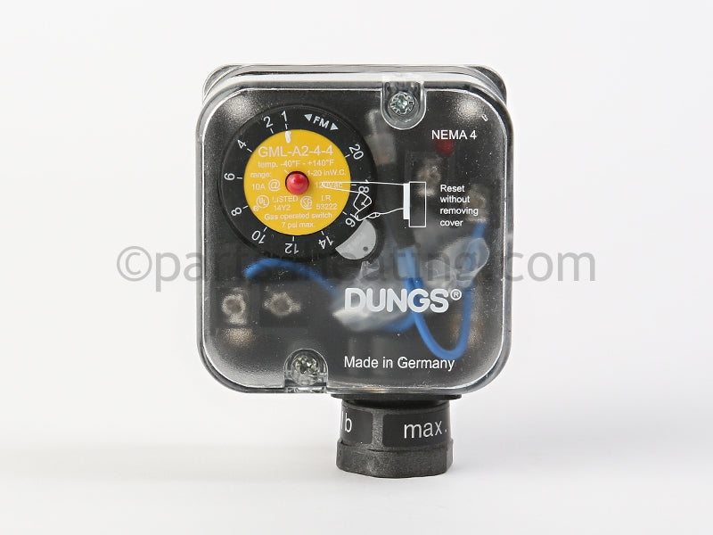 Raypak Switch Low Gas Pressure (Optional) - Part Number: 011770F