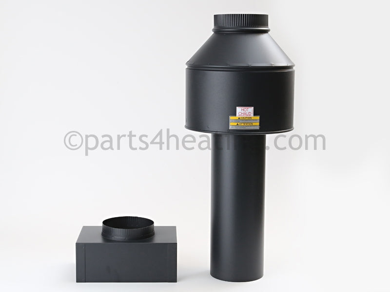 Raypak Outdoor Stack W/Adapter (Outdoor) - Part Number: 014718