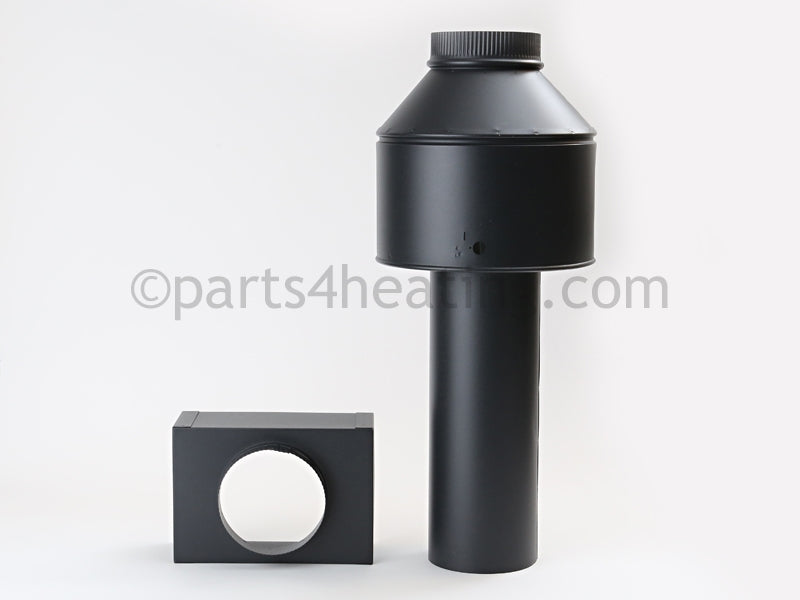 Raypak Outdoor Stack W/Adapter (Outdoor) - Part Number: 014718