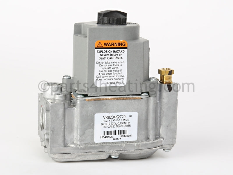 Raypak Gas Valve Natural- - Part Number: 014867F