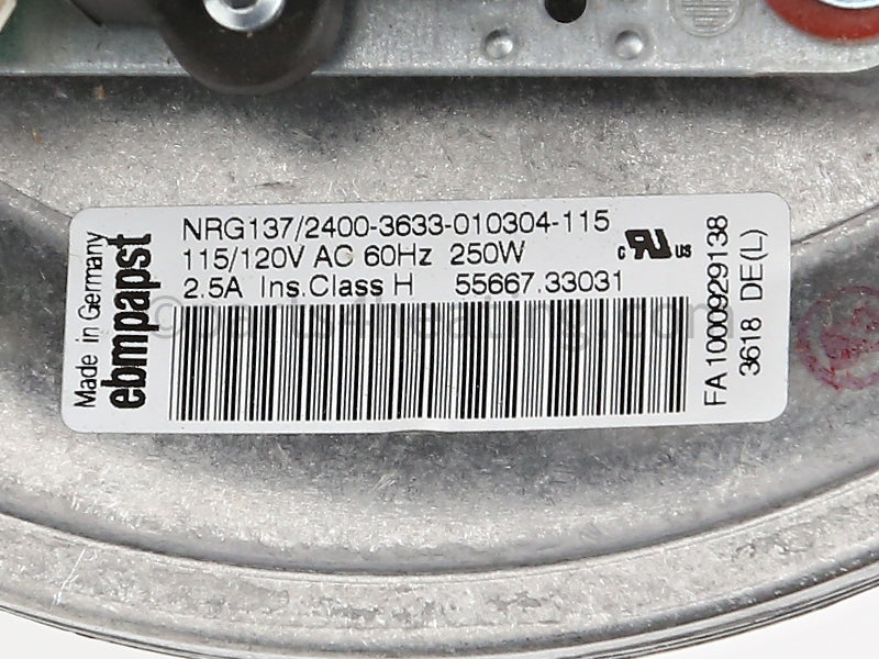 Raypak Blower - Part Number: 015455F