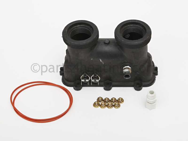 Raypak Inlet/Outlet Header Complete - Part Number: 015547F