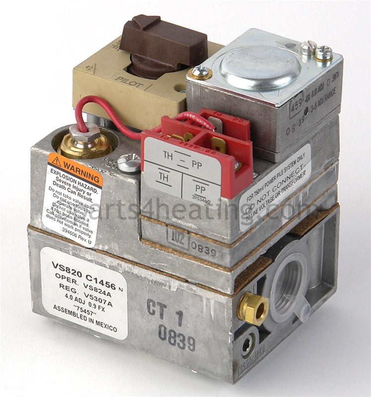 Pentair Gas Valve Nat Mil 9.-4 - Part Number: 075457