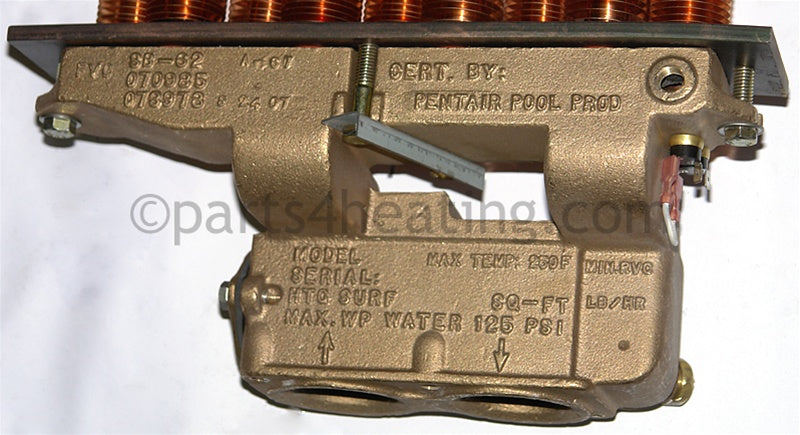 Pentair Heat Exchanger Assy 150 Plus - Part Number: 470364