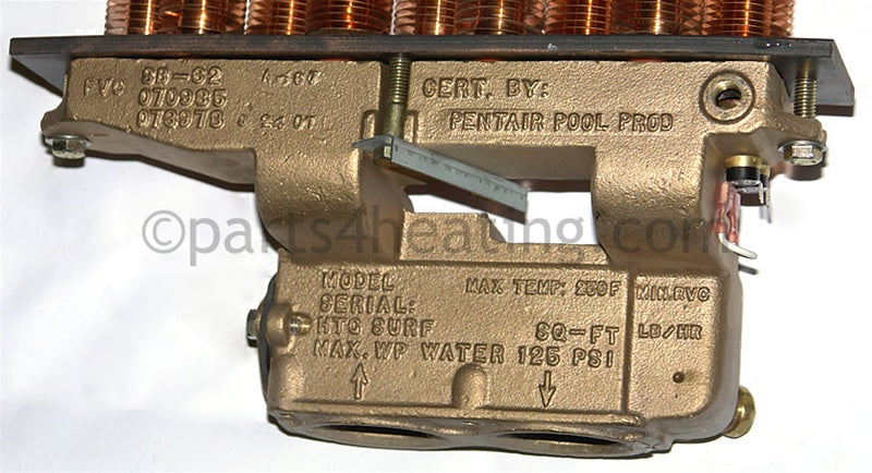 Pentair Heat Exchanger Assy 350 Plus - Part Number: 470368