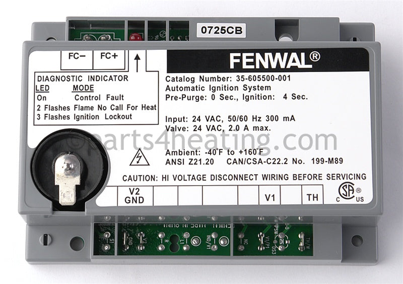 Pentair Cont Ignition Dir Spk - Part Number: 471091