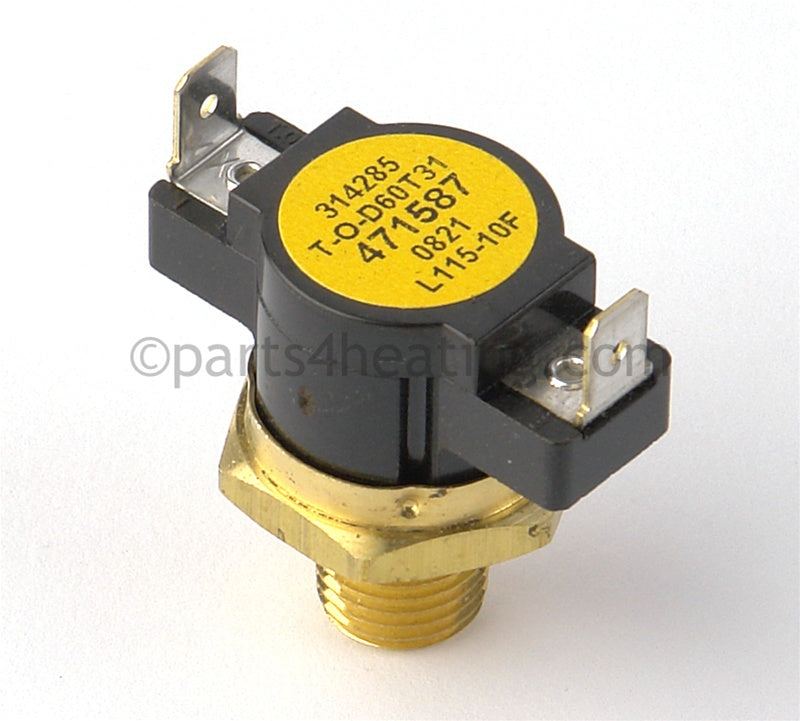 Pentair Hi Limit Sensor 115F Auto-Reset Nt - Part Number: 471587