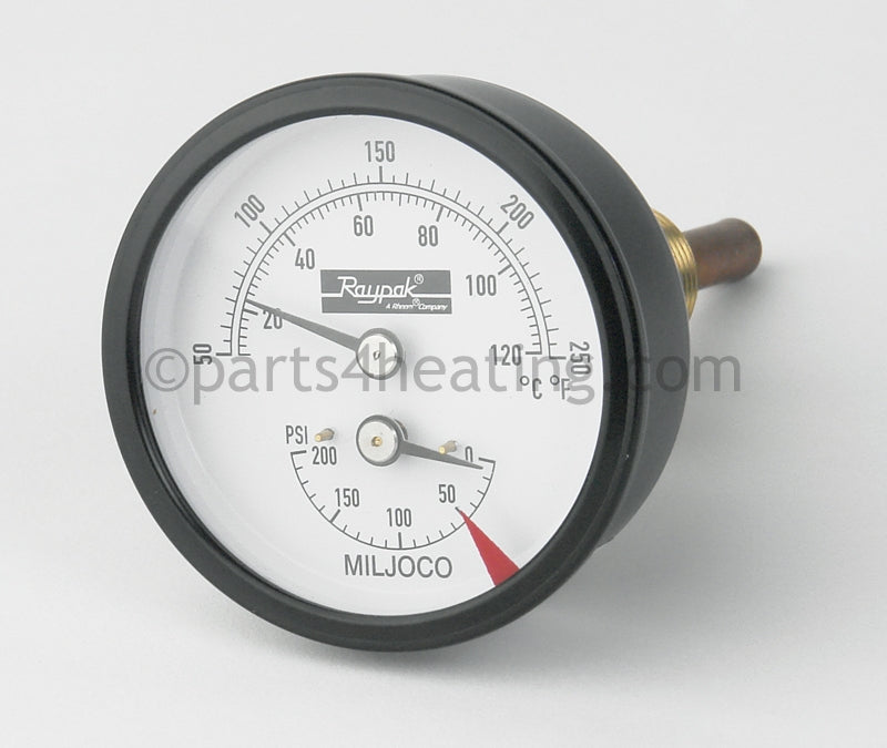 Raypak Temperature &amp; Pressure Gauge-Kit - Part Number: 600672