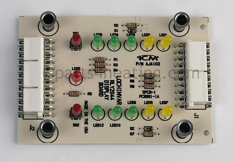 Lochinvar Display Board Pcb681-1A  - Part Number: AJ4103