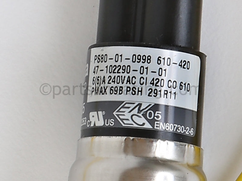 Raypak Control High Pressure Kit - Part Number: H000079