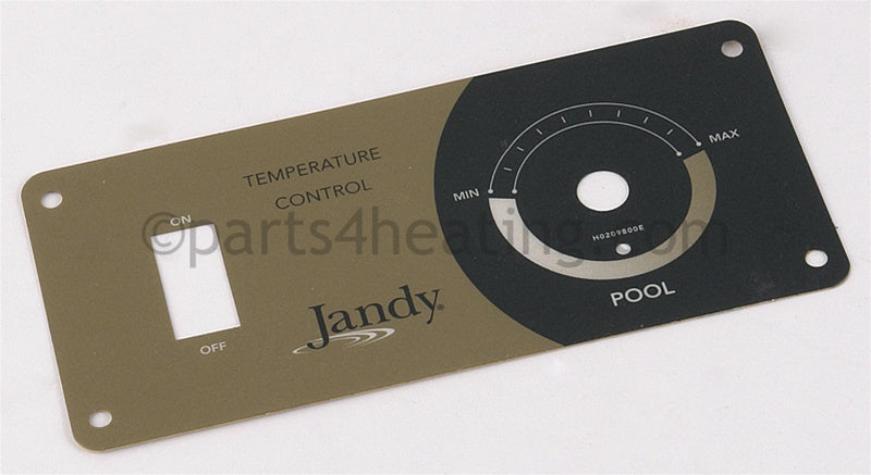 Laars Heating Systems Temperature Control Label, All, Previous Part #H0105300 - Part Number: H0201100