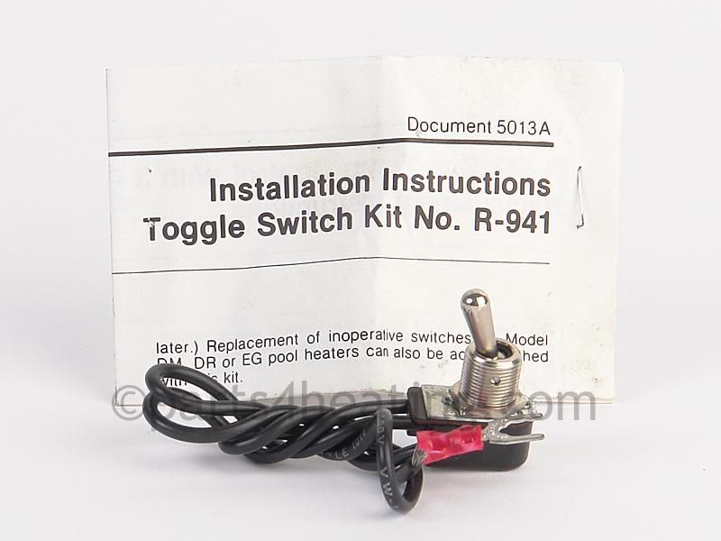 Laars Heating Systems Pool Heater Toggle Switch, E0007700, 10713400 - Part Number: R0094100