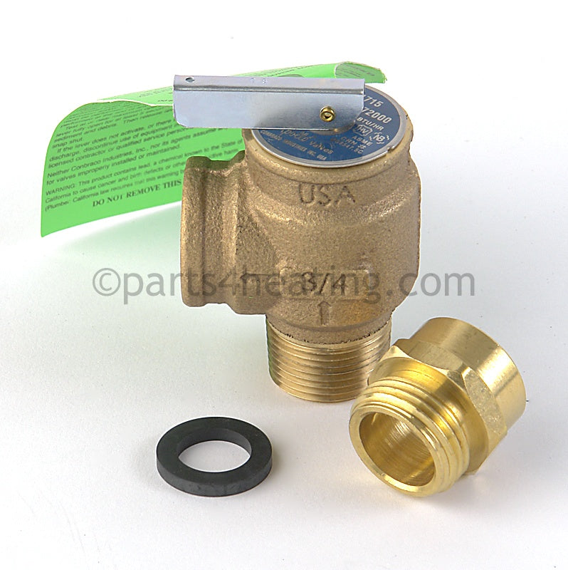 Laars Heating Systems Pressure Relief Valve, All - Part Number: R0336100