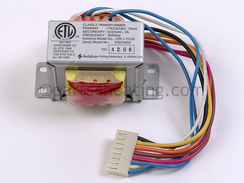 Laars Heating Systems Transformer With Wiring Harness - Part Number: R0366700