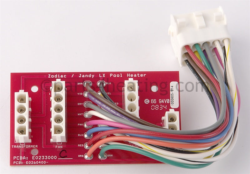 Laars Heating Systems Wire Harness With Pcb, All - Part Number: R0369500