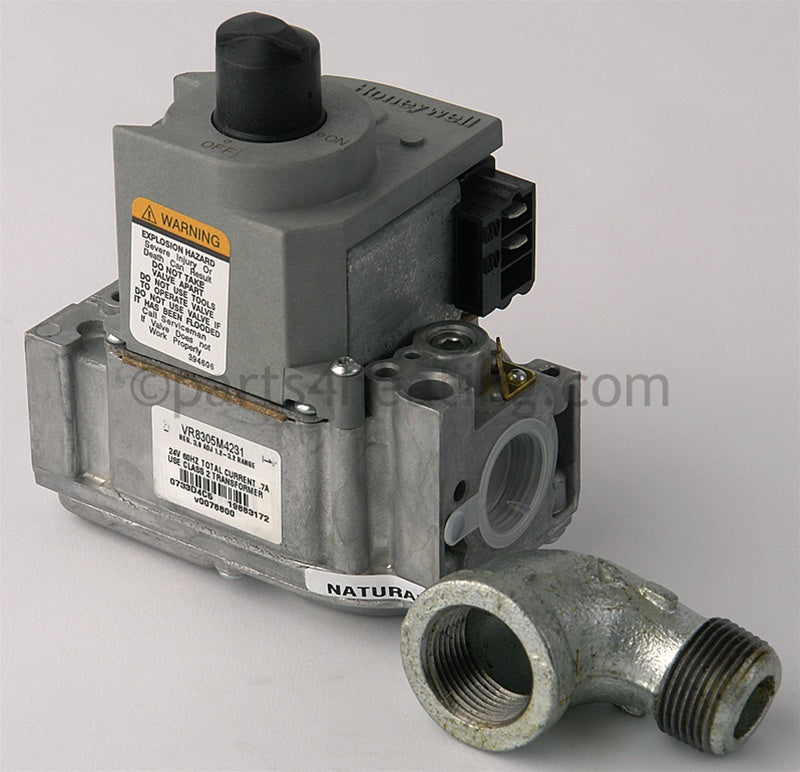 Laars Heating Systems Gas Valve, Natural, W/Street Elbow - Part Number: R0386600