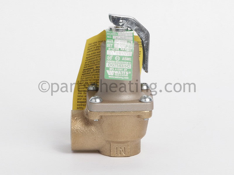 Laars Heating Systems 125 Psi Pressure Relief Valve, 3/4 In. X 3/4 In., Previous Part #A0001200 - Part Number: RA0001200