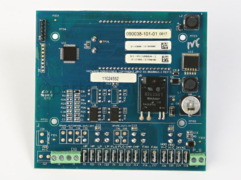 Hayward Industries Control Board Assembly, All - Part Number: SMX306000016