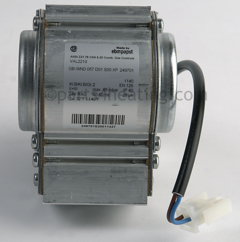 Lochinvar Gas Valve Assembly, Lp 24V 50/60Hz Ip40 - Part Number: VAL2210